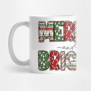 Merry and bright abominable snowman Mug